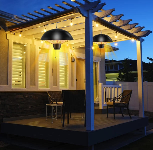 Workshop ceiling infrared heater