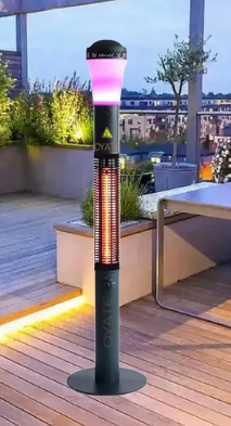 Waterproof heater for pergola