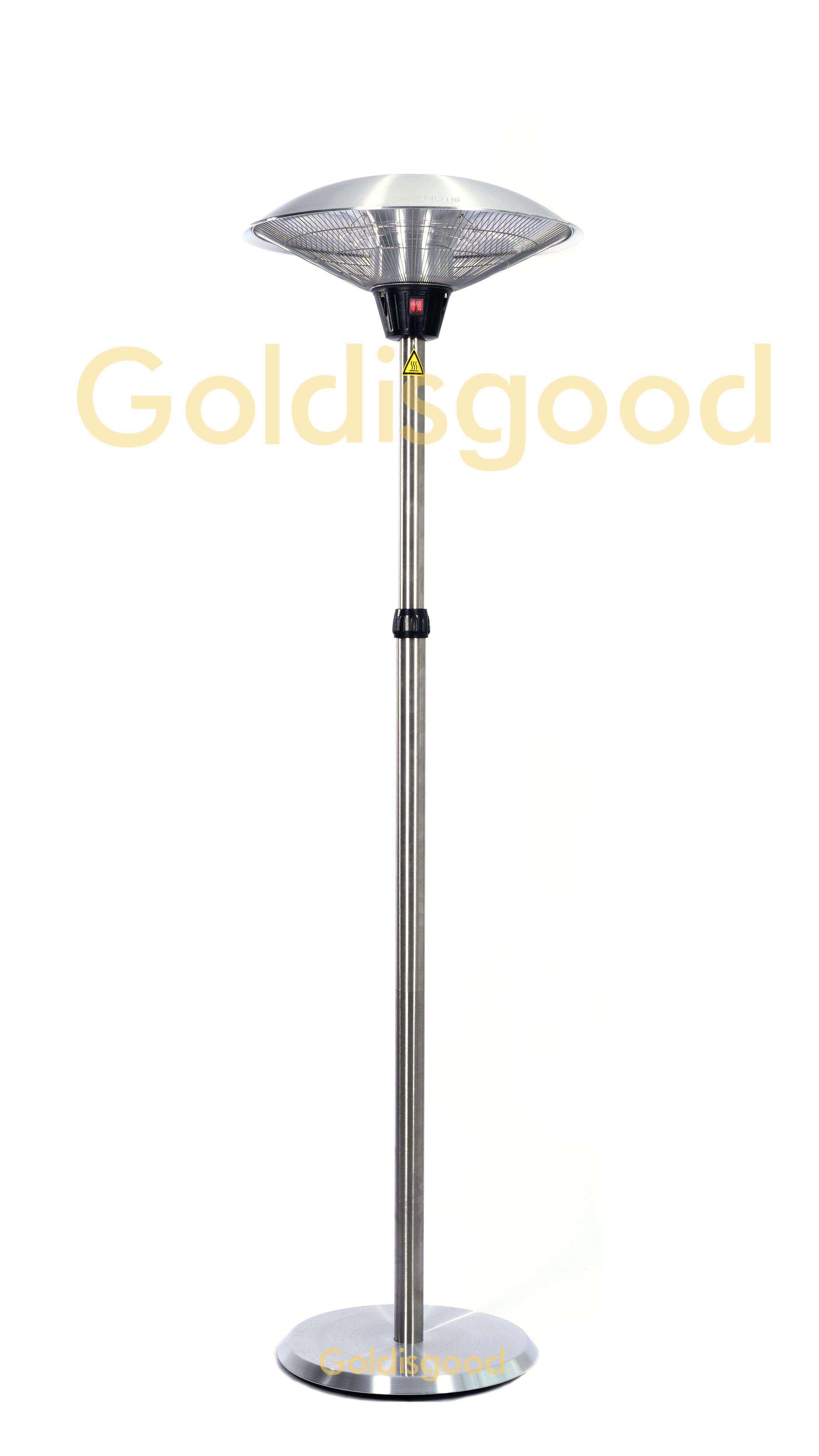 Heater with tip over protection